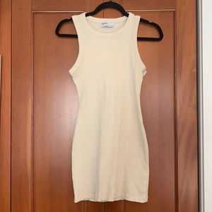 Bershka Cream Mini Dress